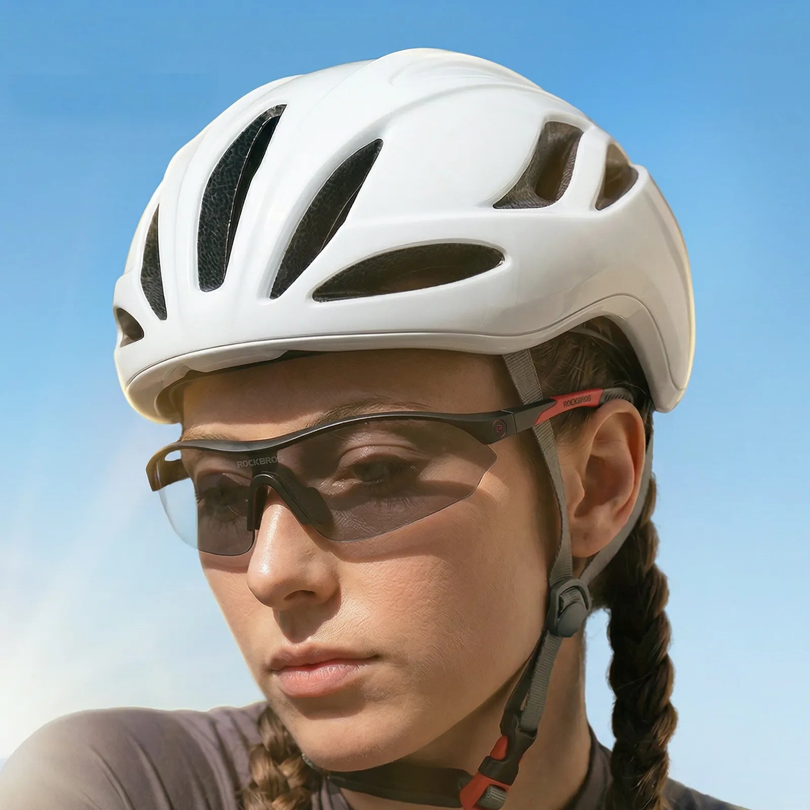ROCKBROS SP402 Polarized Cycling Sunglasses with Matte Black Frame for Men and Women.
#color_black