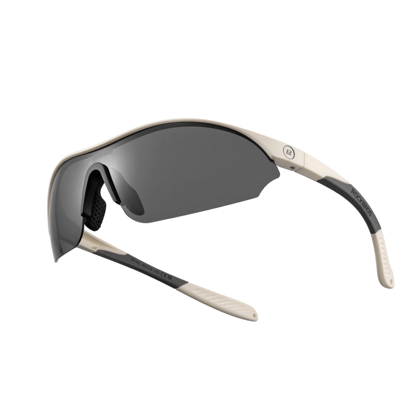 ROCKBROS SP402 Polarized Cycling Sunglasses with Matte Black Frame for Men and Women.
#color_sliver