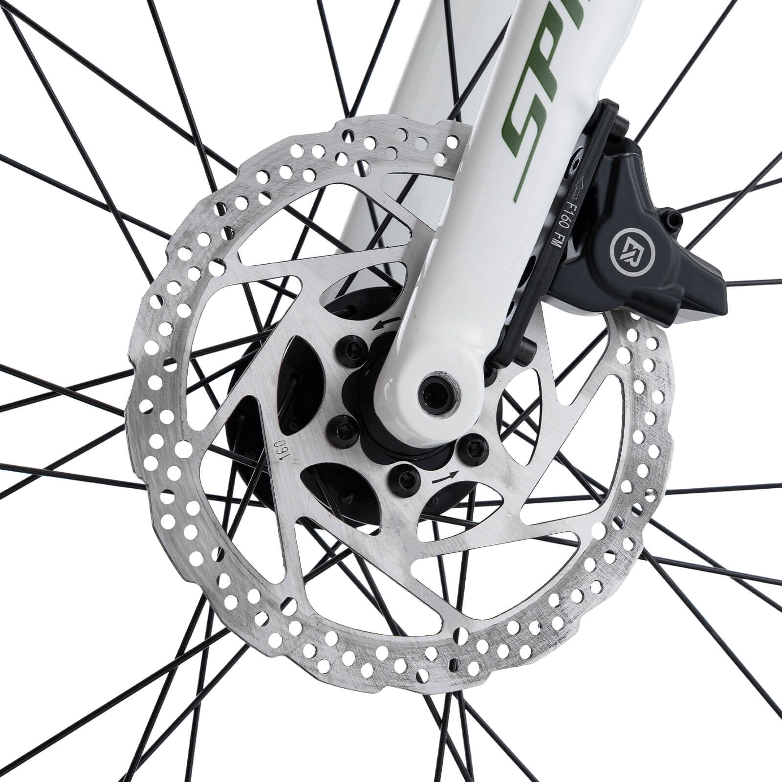 ROCKBROS SPIN-P2M lightweight aluminium road bike with disc brakes for urban cycling.
#color_Chasing Dust Green Gradient