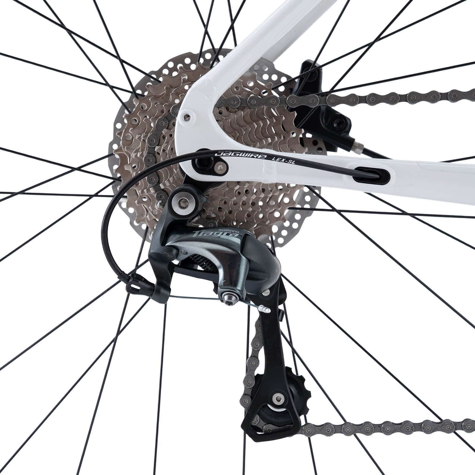 ROCKBROS SPIN-P2M lightweight aluminium road bike with disc brakes for urban cycling.
#color_Chasing Dust Green Gradient