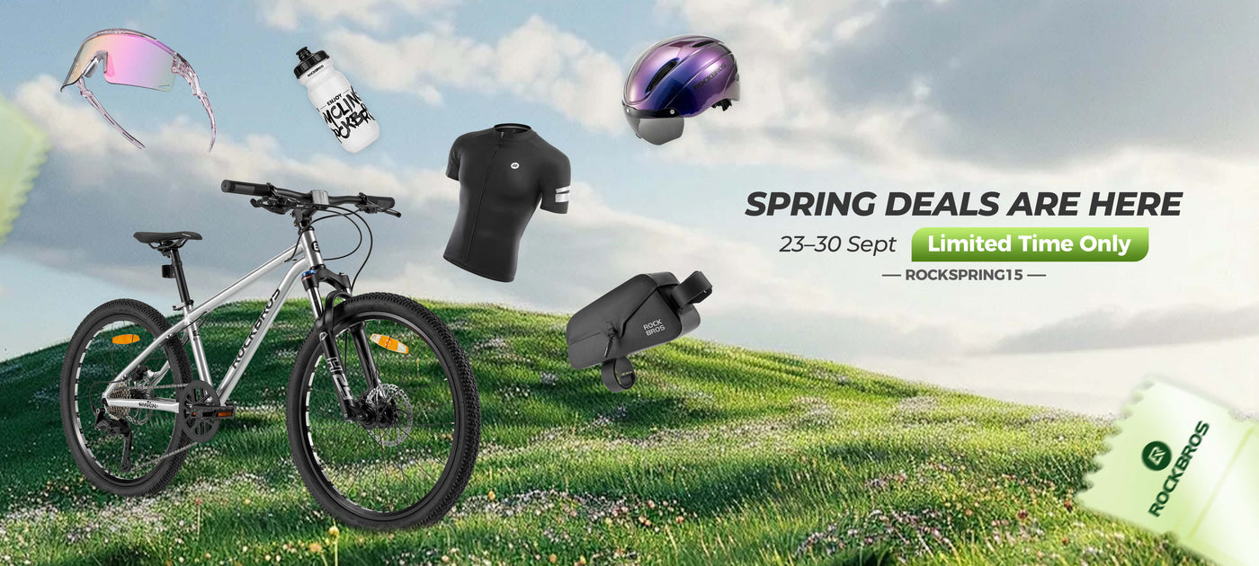 rockbros spring cycling sale collection 15% off desktop