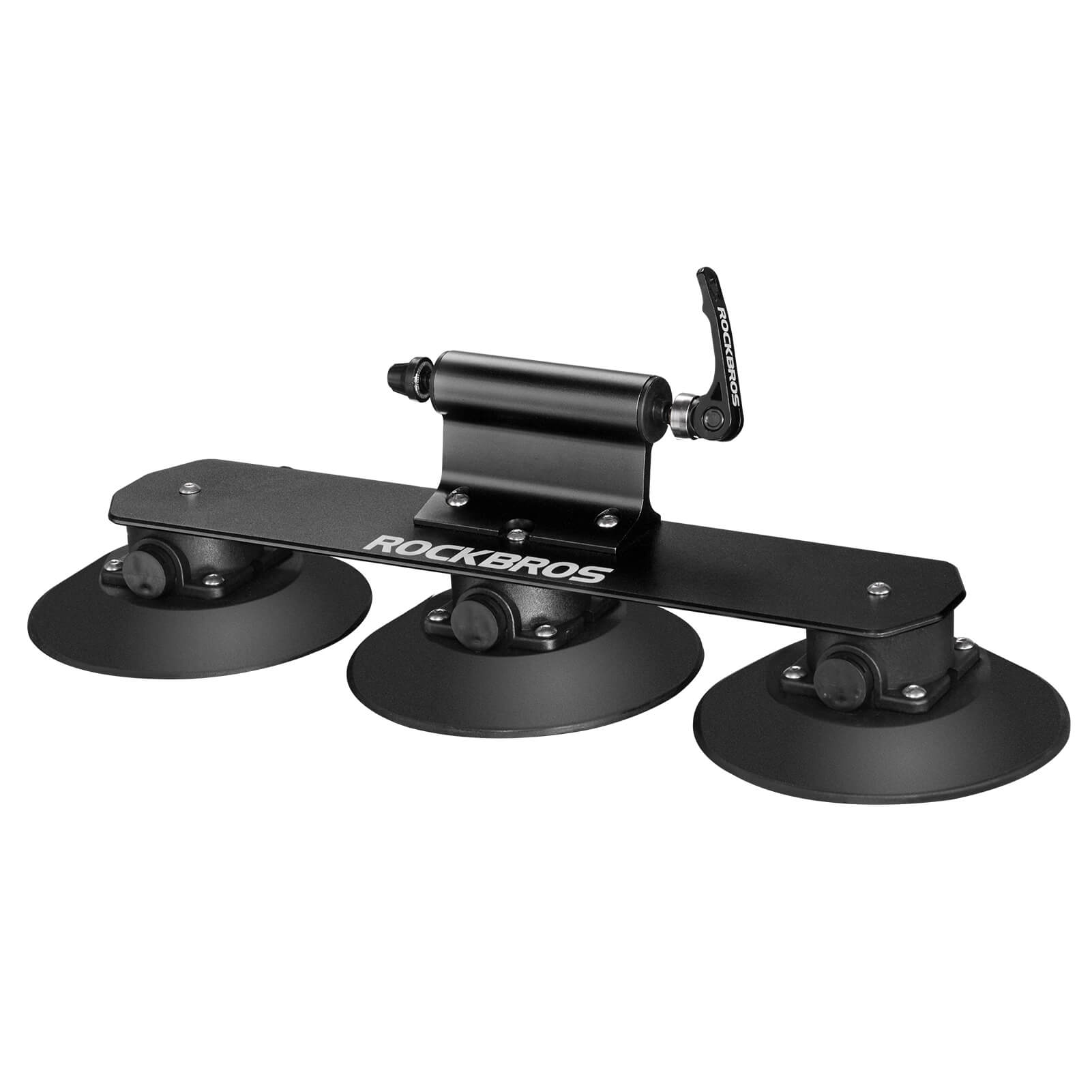 ROCKBROS suction cup bike rack for car roof, quick-install for 1 road bike.
#color_black