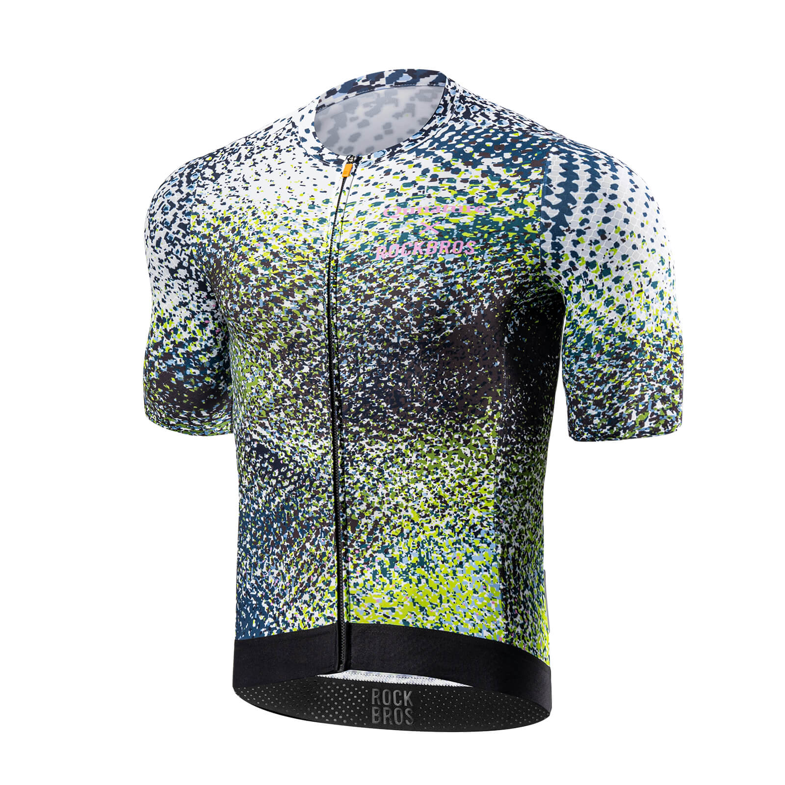 ROCKBROS Phantom Camouflage Reflective Cycling Jersey for Men Road Riding.