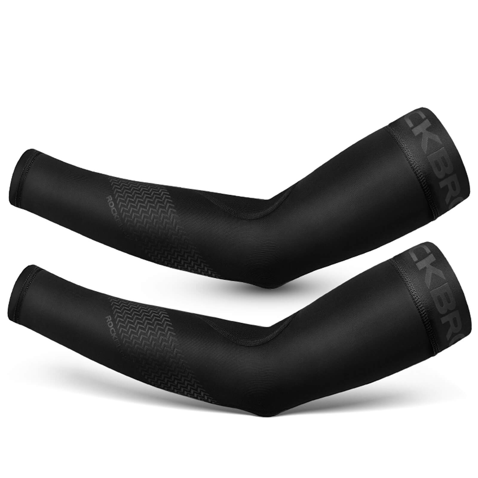 rockbros sunshield summer cooling arm sleeves breathable uv protection.
#color_black