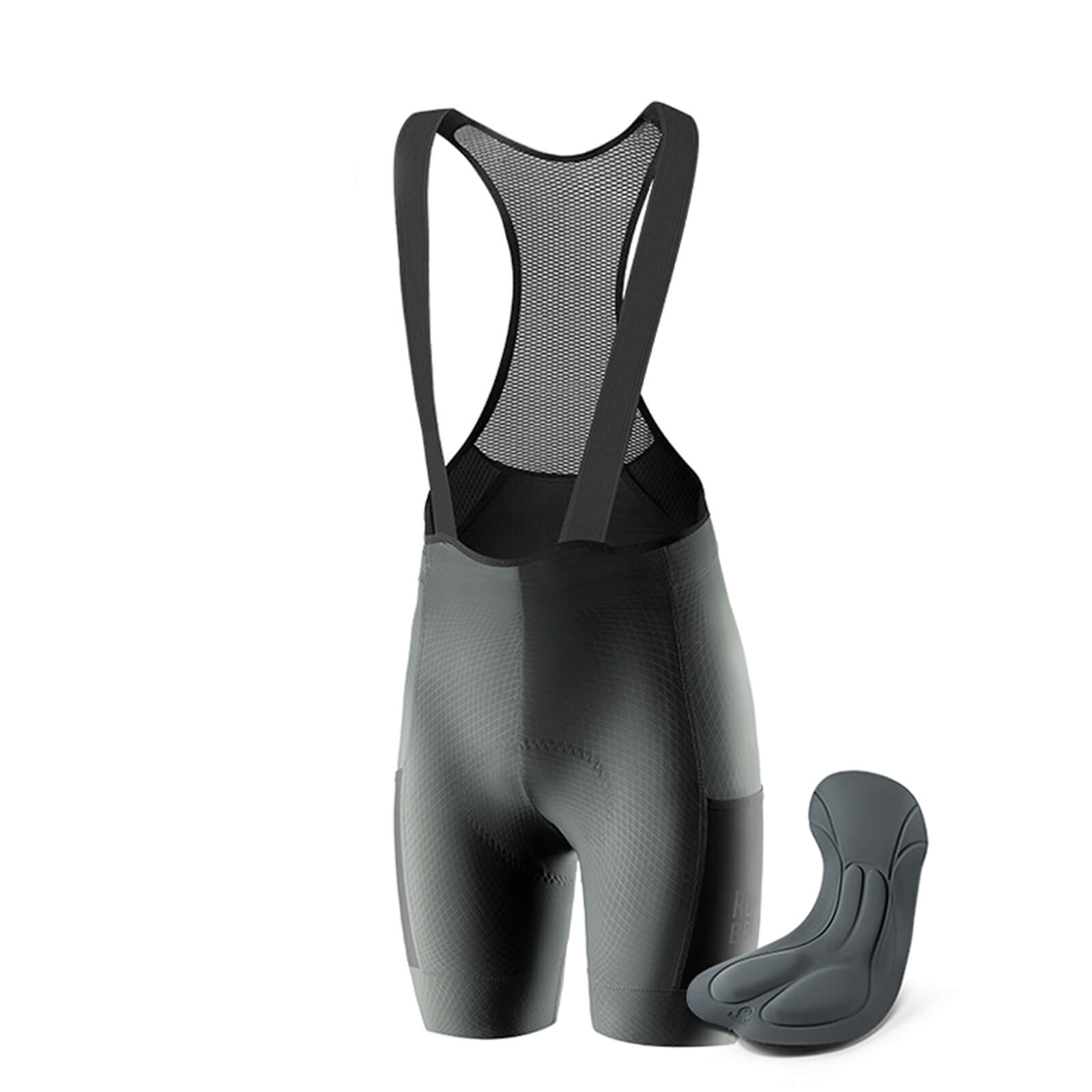 ROCKBROS Men's 3D Padded Cycling Shorts with Side Pockets and Breathable Diamond Mesh Padding
#color_grey