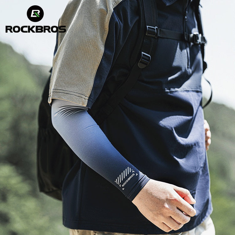 ROCKBROS Sun Protection Arm Sleeves Cooling Running