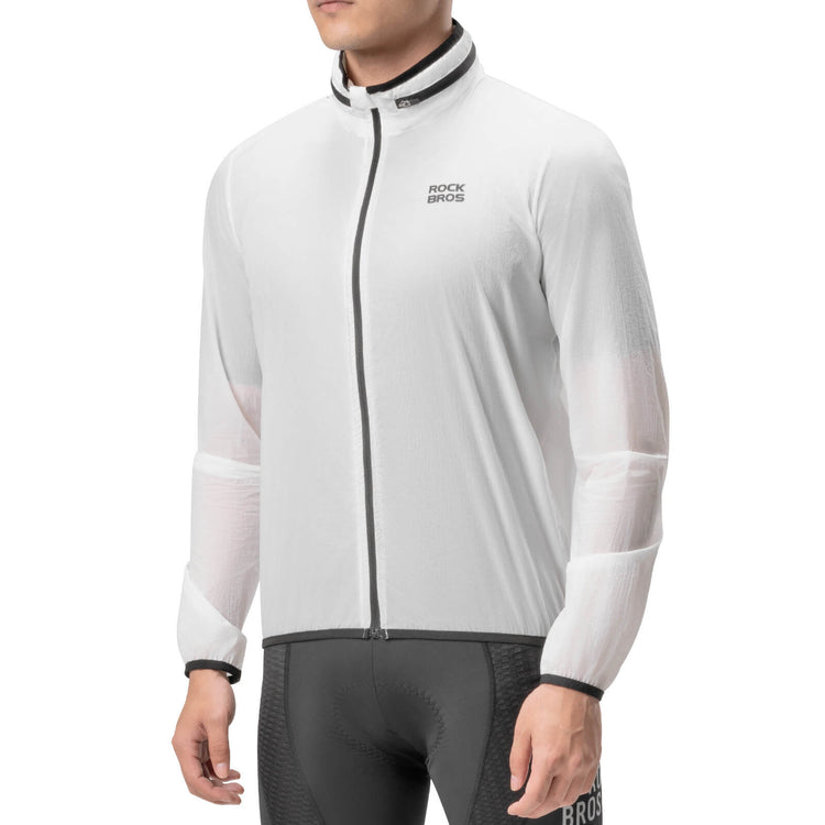 SunGlow Self-Luminous Cycling Jacket – Lightweight & Windproof