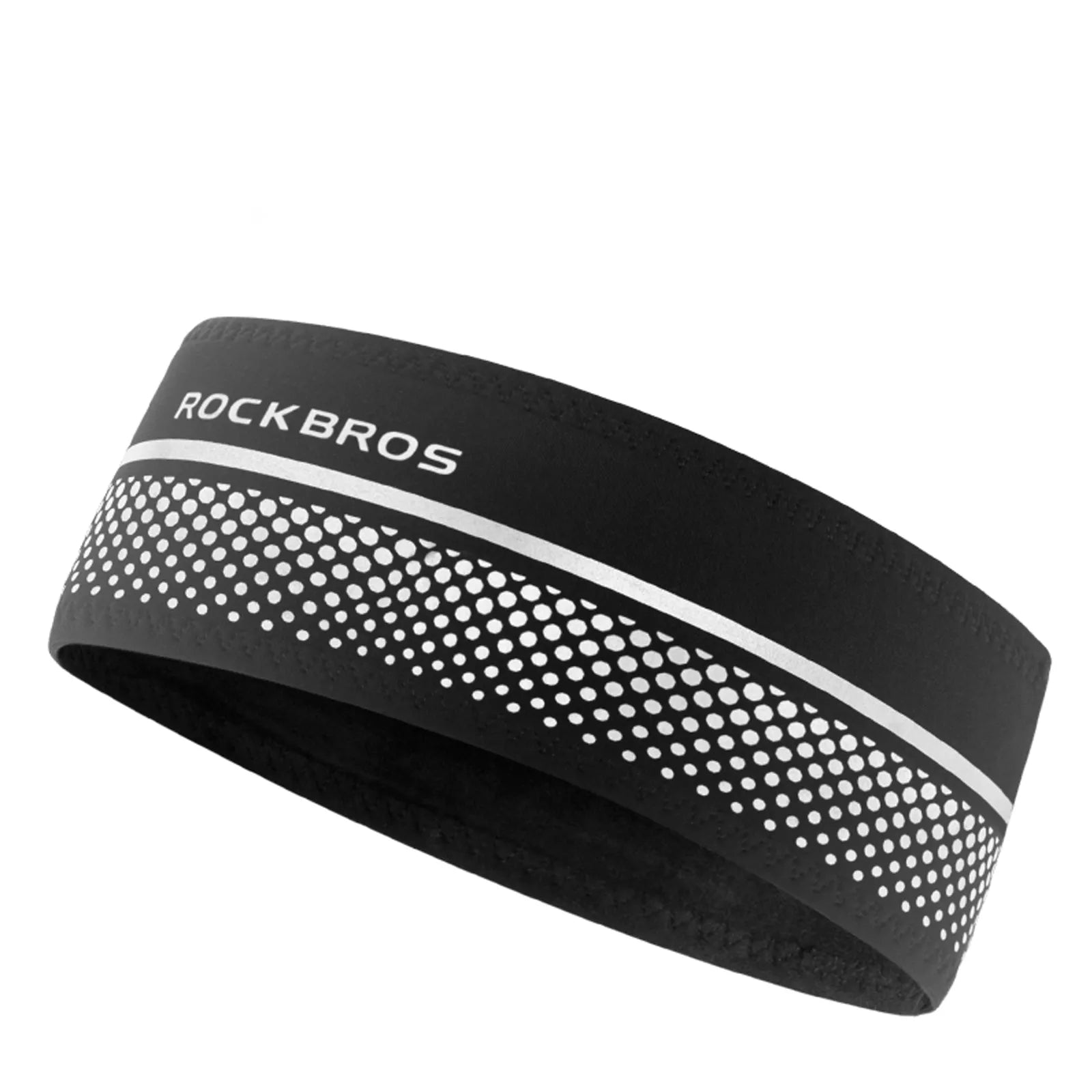 ROCKBROS sweat-wicking headband for running and cycling
#color_black