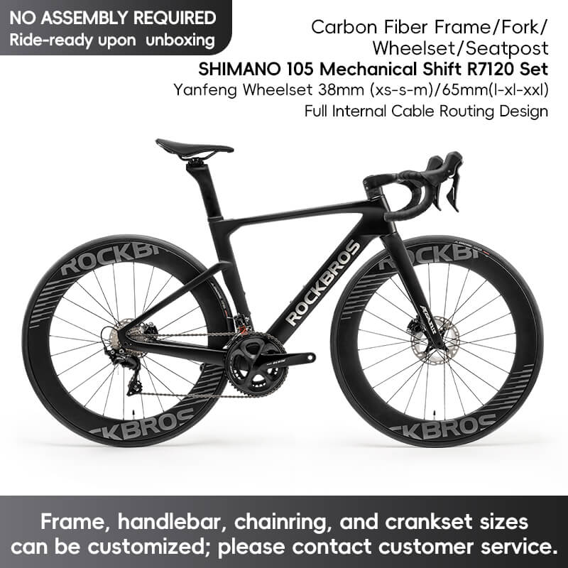 T700 Carbon Fiber Aero Road Bike Lightweight Racing