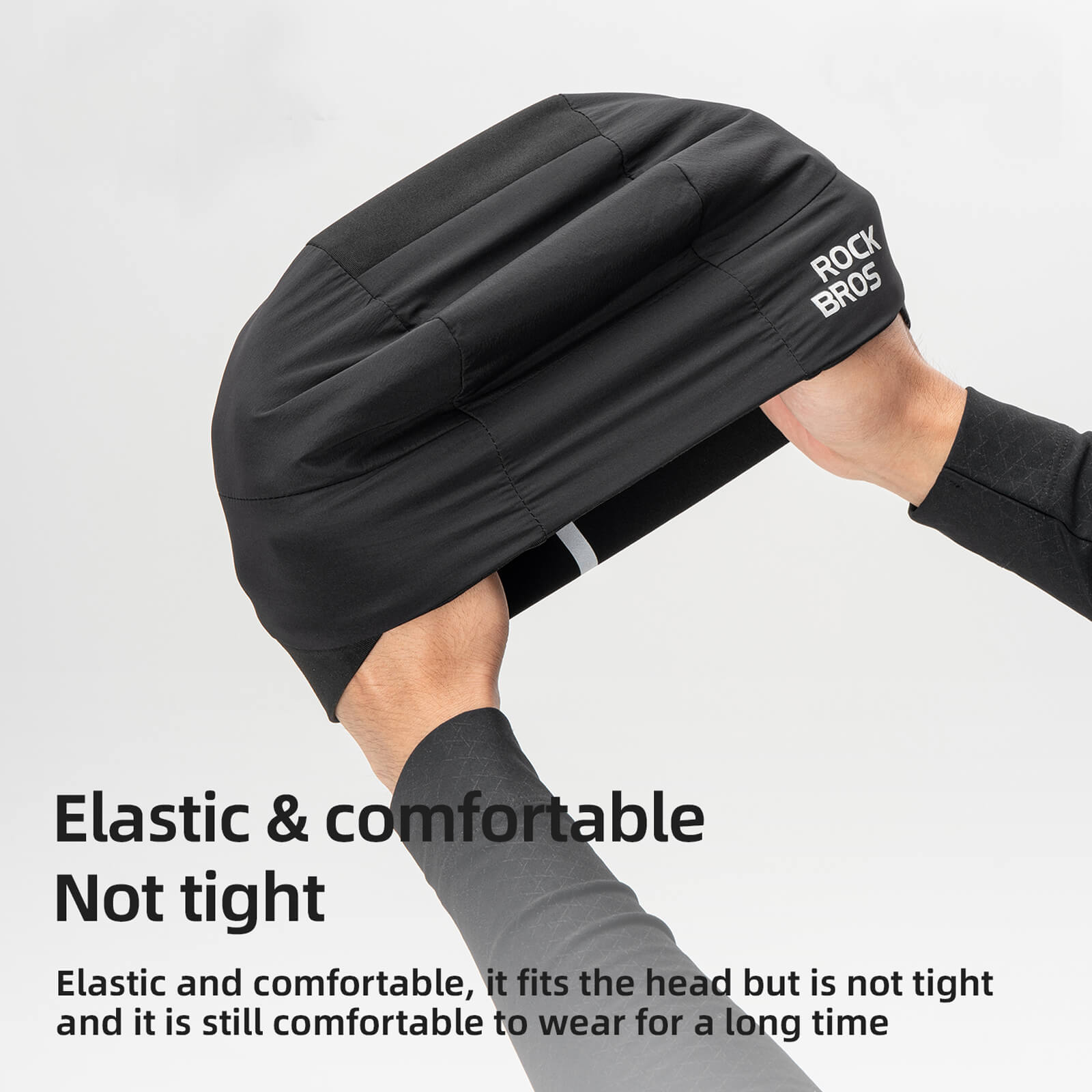 Rockbros thermal ear flap cycling skull cap for winter riding