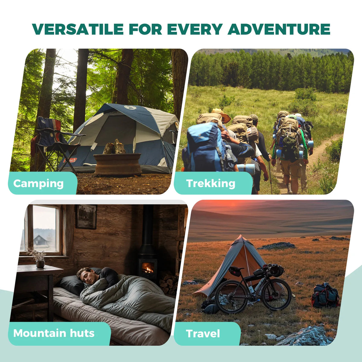 Thermal Sleeping Bag Liner for Camping