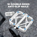 rockbros titanium triple bearing bike pedals for mountain and road cycling