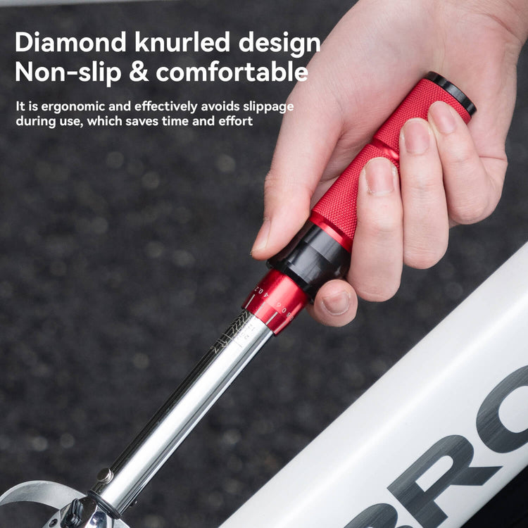 Adjustable Torque Wrench Set for Bicycle Maintenance 72-tooth 2-24 Nm Torque