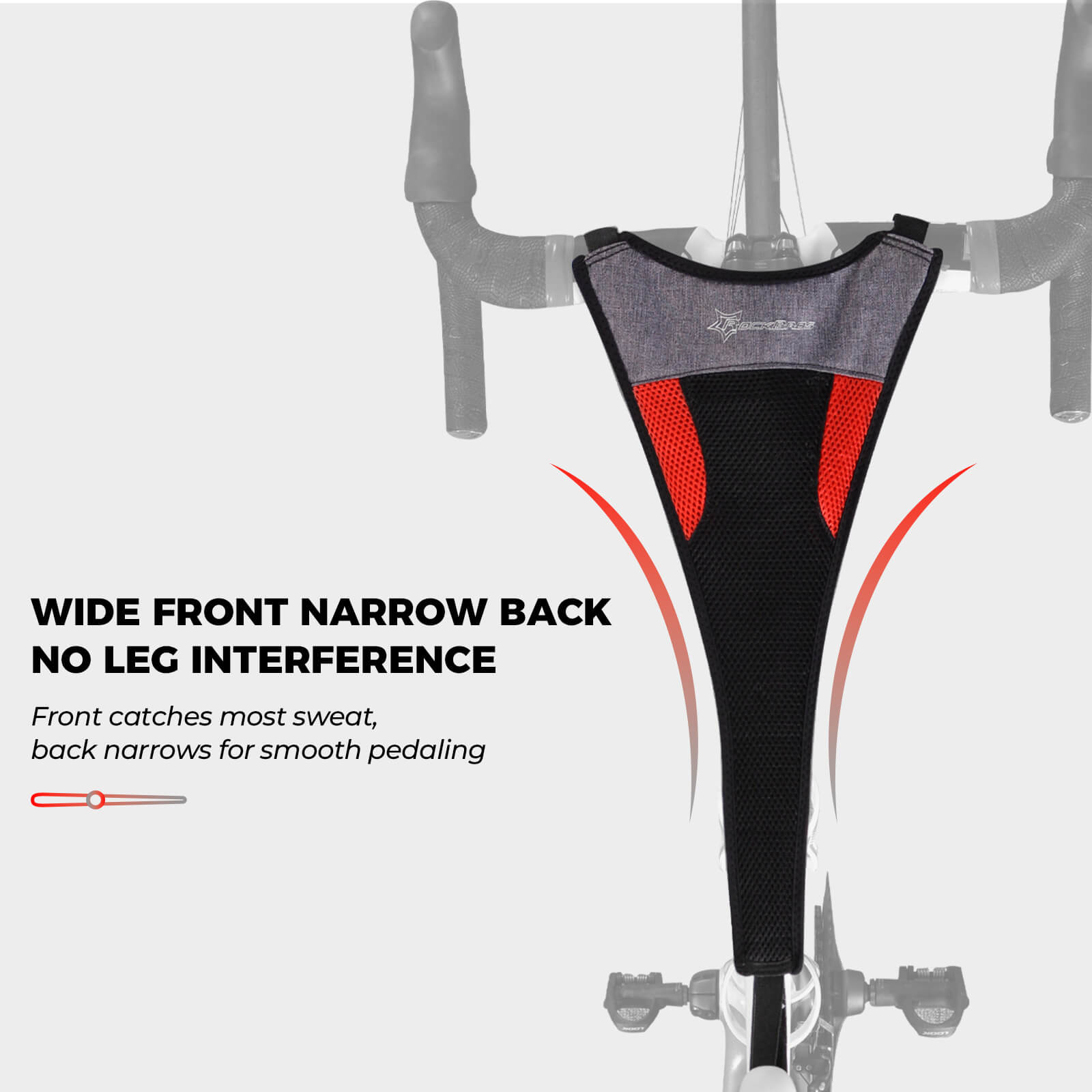 ROCKBROS trainer sweat net sweatband tape strap, sweatproof fitness accessory for sports and workouts.
#option_Sweat Net