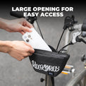 rockbros trapezoid handlebar bag waterproof cycling front storage
#color_red