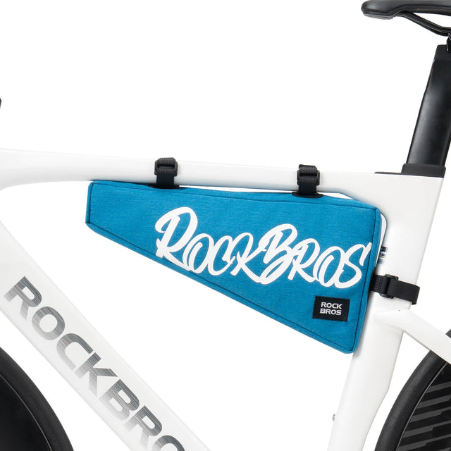rockbros large triangle frame bag for cycling travel
#color_blue