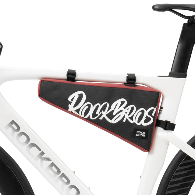 rockbros large triangle frame bag for cycling travel
#color_red