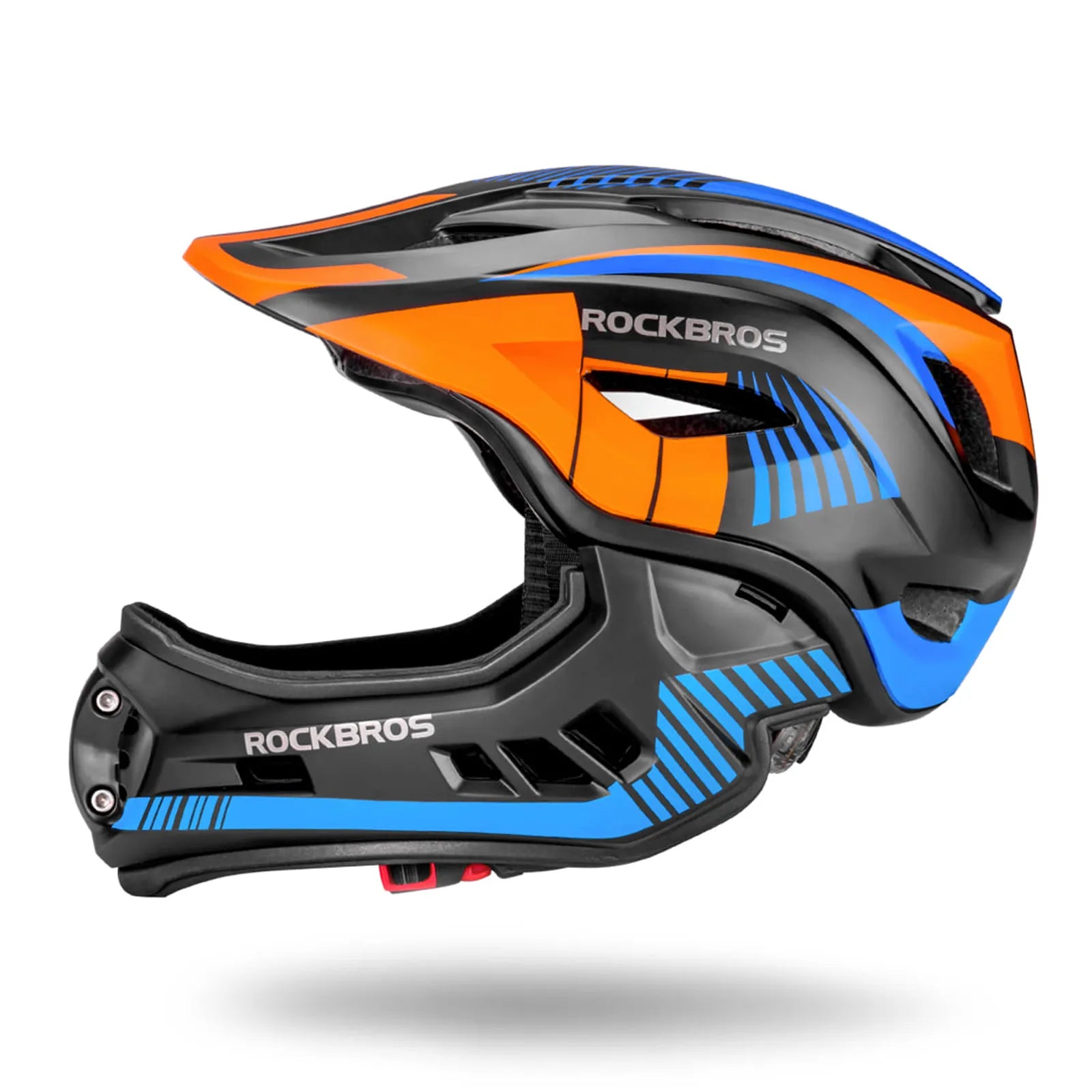 rockbros koalaguard kids helmet tt-32 detachable front full and half face protective helmet
#color_blue