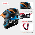 rockbros koalaguard kids helmet tt-32 detachable front full and half face protective helmet
#color_blue