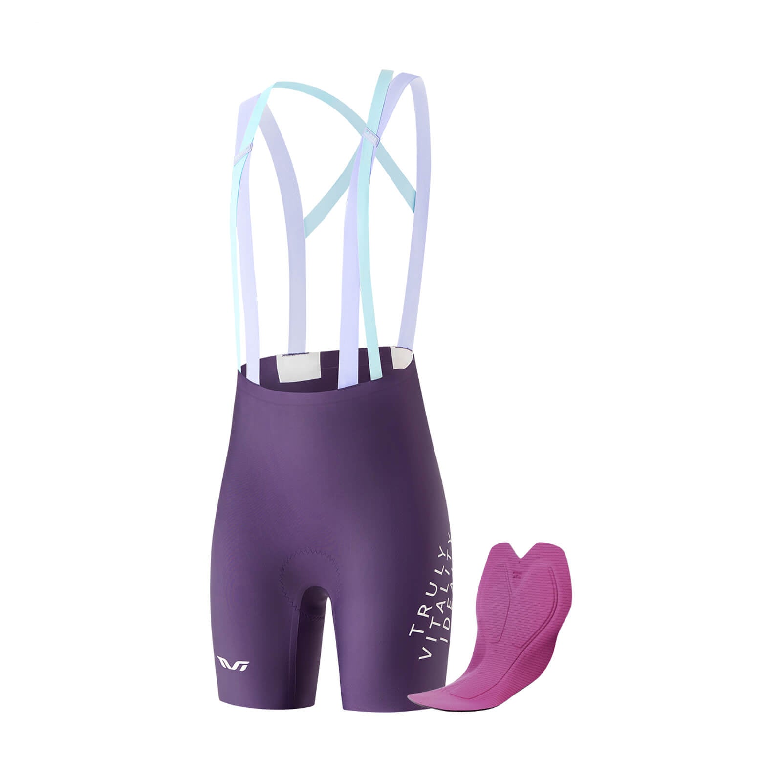 ROCKBROS seamless breathable cycling liner shorts for women's road biking.
#color_purple