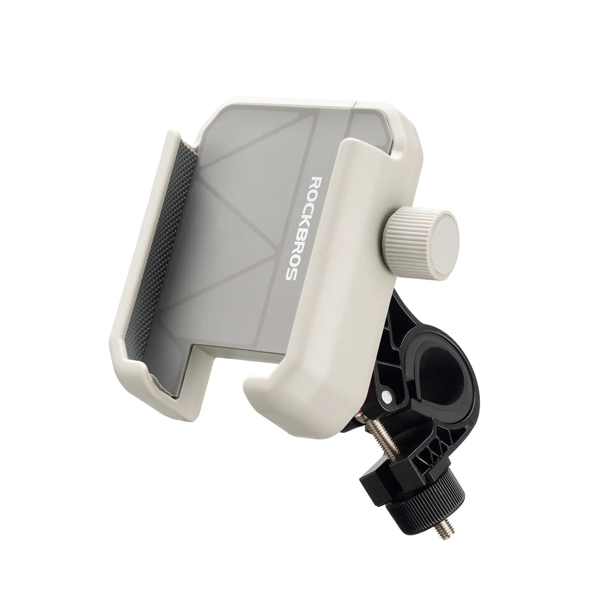 Rockbros universal bike phone holder with secure half-wrap design for 4.7 to 7.2 inch smartphones
#color_white