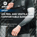 ROCKBROS UPF50+ cooling arm sleeves for cycling and running