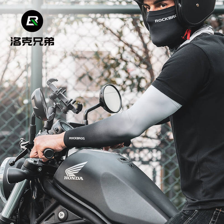 ROCKBROS UPF50+ cooling arm sleeves for cycling and running