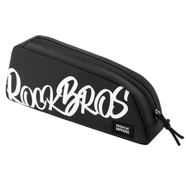 rockbros compact top tube bag flash painting for urban cycling
#color_black
