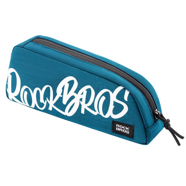 rockbros compact top tube bag flash painting for urban cycling
#color_blue