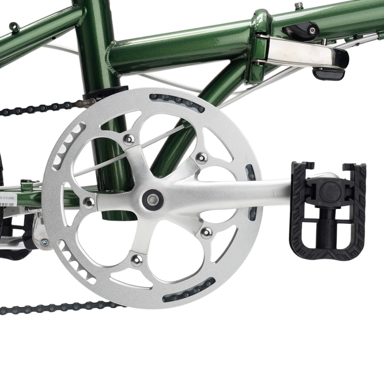 rockbros Folded view of the VDS 20-inch folding bicycle for easy storage.
#color_green