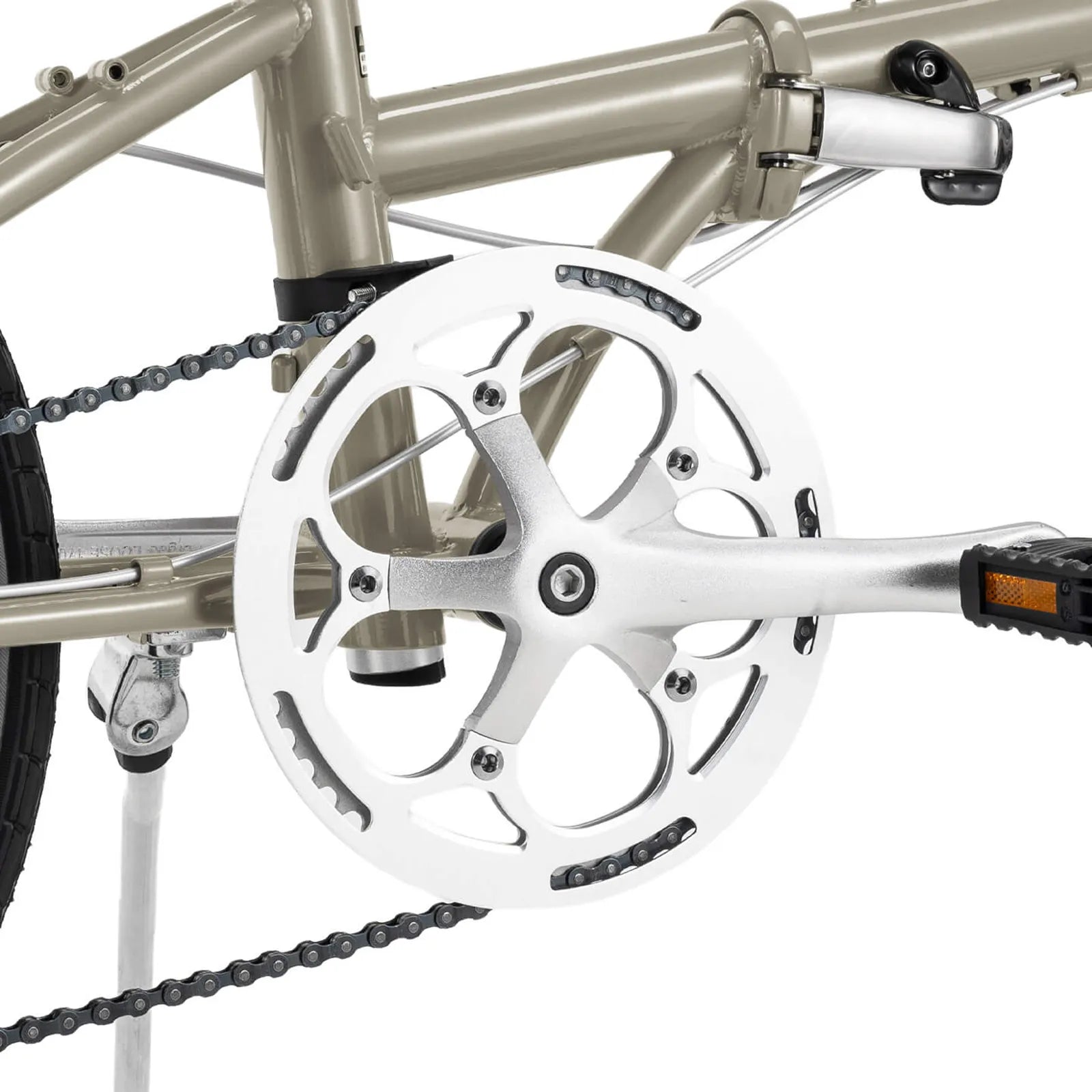 rockbros Folded view of the VDS 20-inch folding bicycle for easy storage.
#color_grey