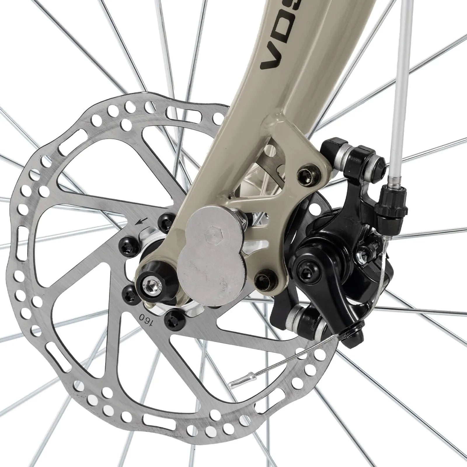 rockbros Folded view of the VDS 20-inch folding bicycle for easy storage.
#color_grey
