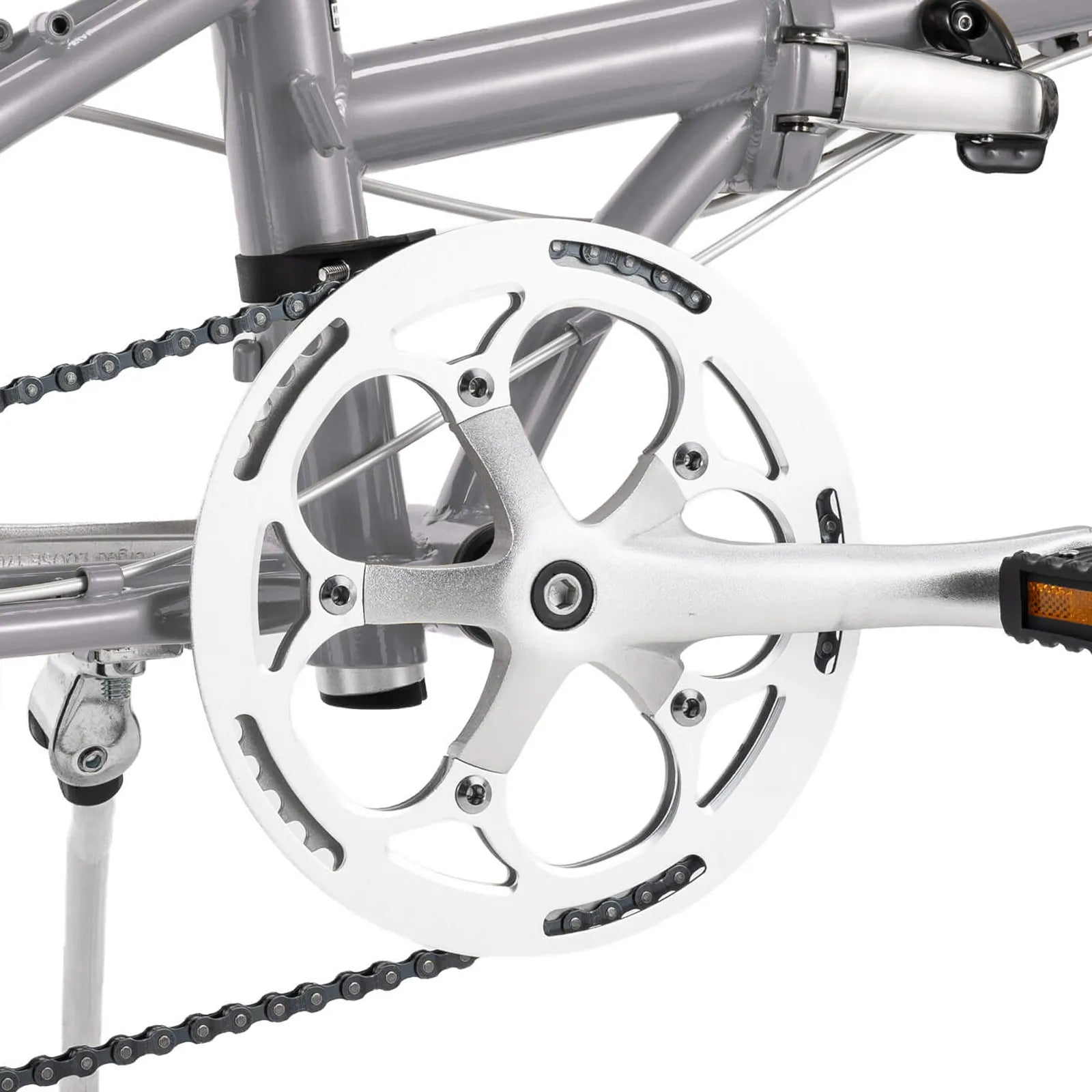 rockbros Folded view of the VDS 20-inch folding bicycle for easy storage.
#color_silver