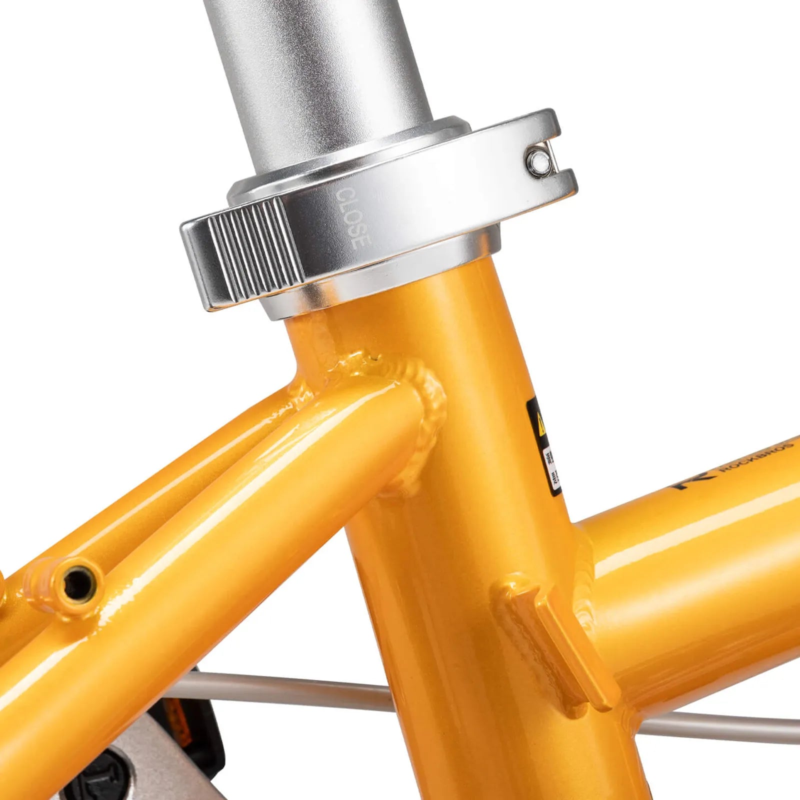 rockbros Folded view of the VDS 20-inch folding bicycle for easy storage.
#color_yellow