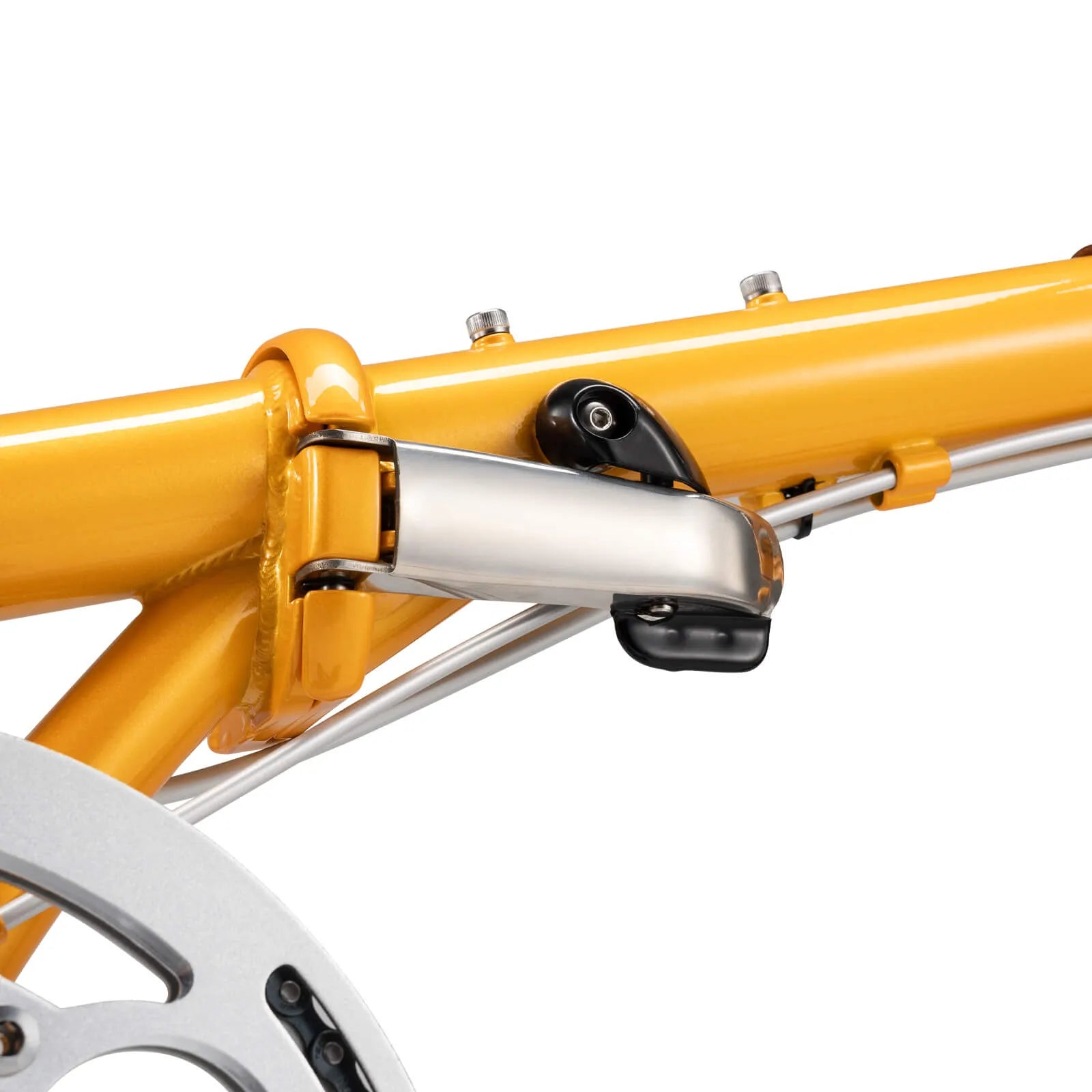 rockbros Folded view of the VDS 20-inch folding bicycle for easy storage.
#color_yellow