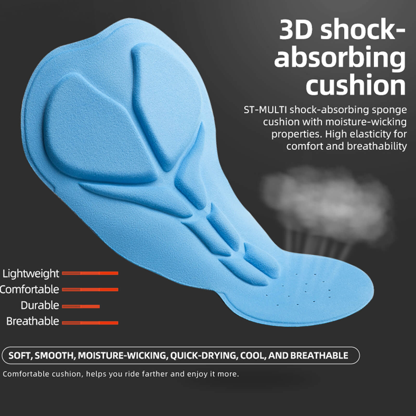 Women's Cycling Shorts with 3D Gel Padding Warren Series