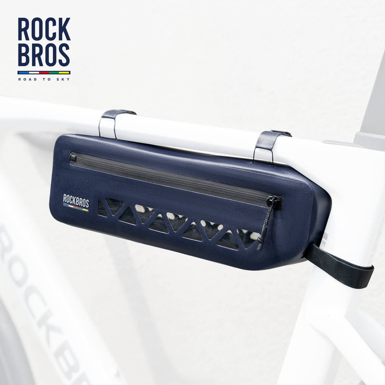 ROCKBROS waterproof bicycle frame bag for outdoor adventures