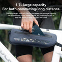 ROCKBROS waterproof bicycle frame bag for outdoor adventures