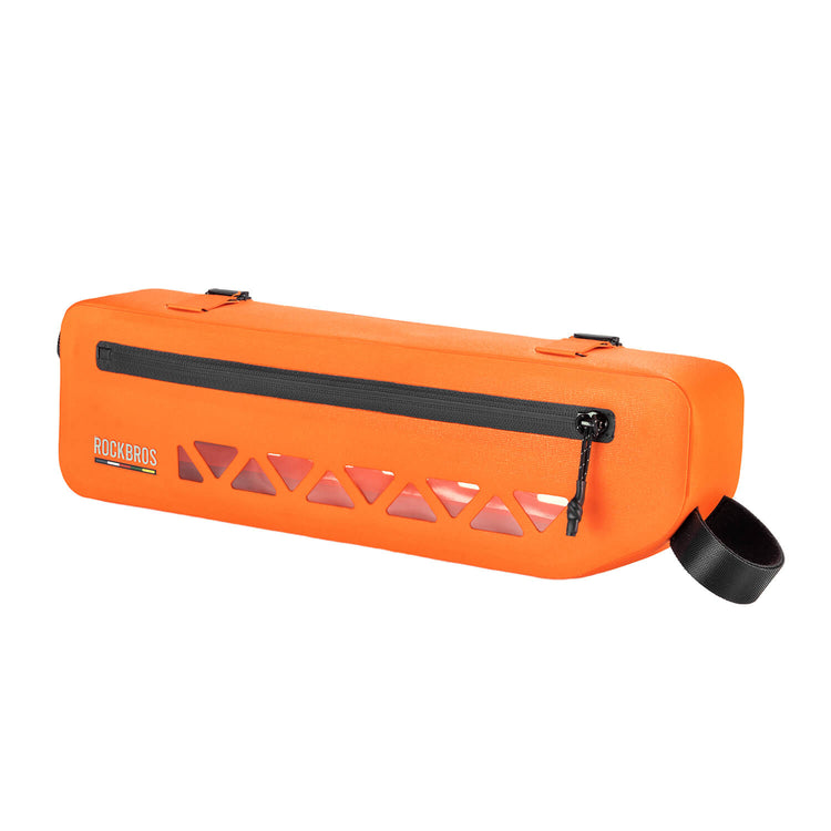 ROCKBROS waterproof bicycle frame bag for outdoor adventures