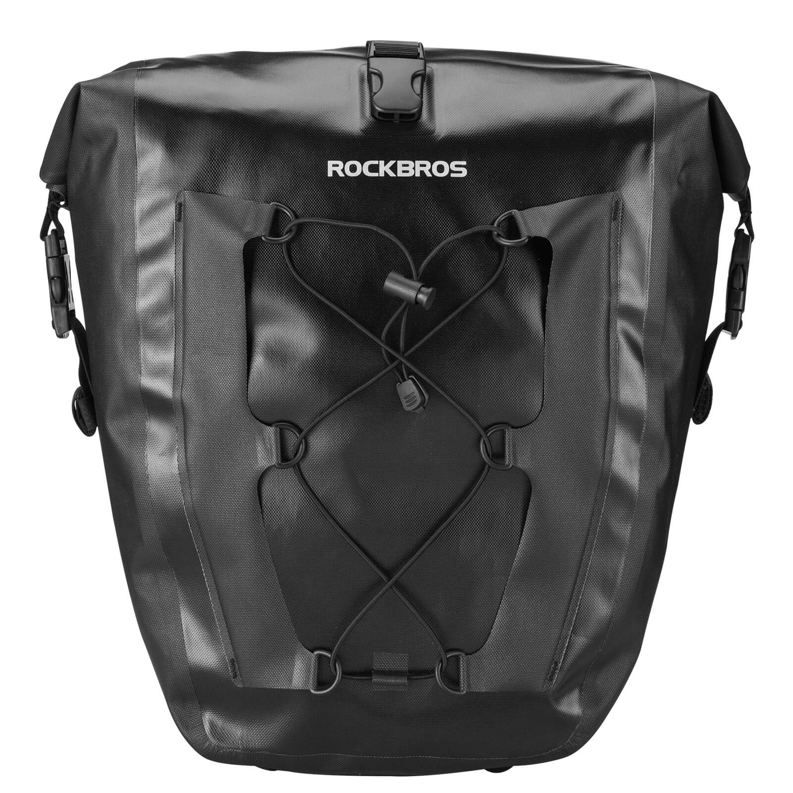 rockbros waterproof bike pannier 25l rear bag for commuting
#color_black single