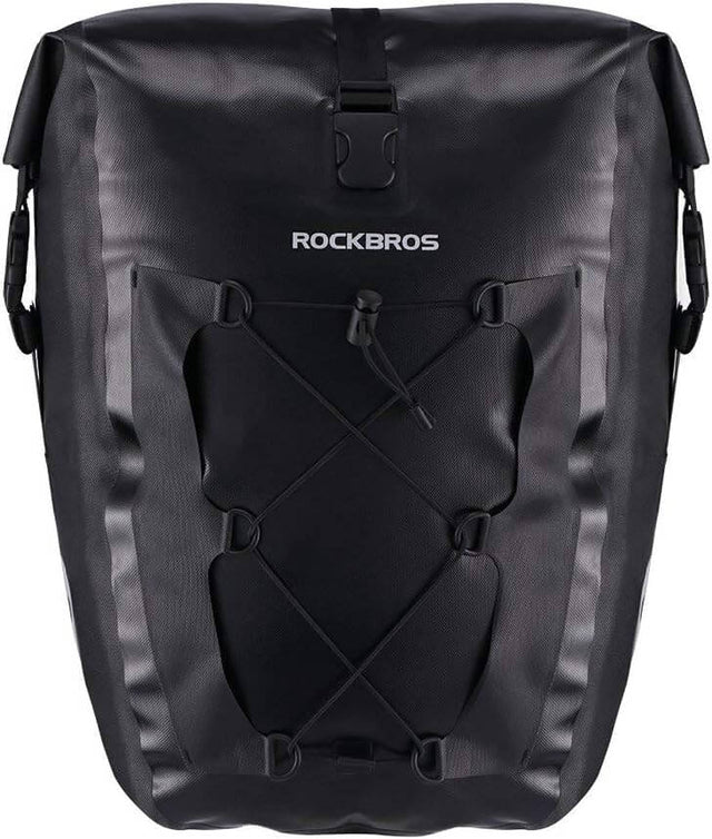 rockbros waterproof bike pannier 25l rear bag for commuting
#color_black single