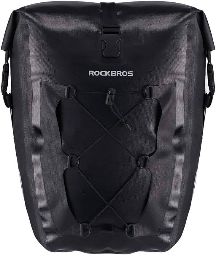 rockbros waterproof bike pannier 25l rear bag for commuting
#color_black single