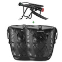 rockbros waterproof bike pannier 25l rear bag for commuting
#color_black double