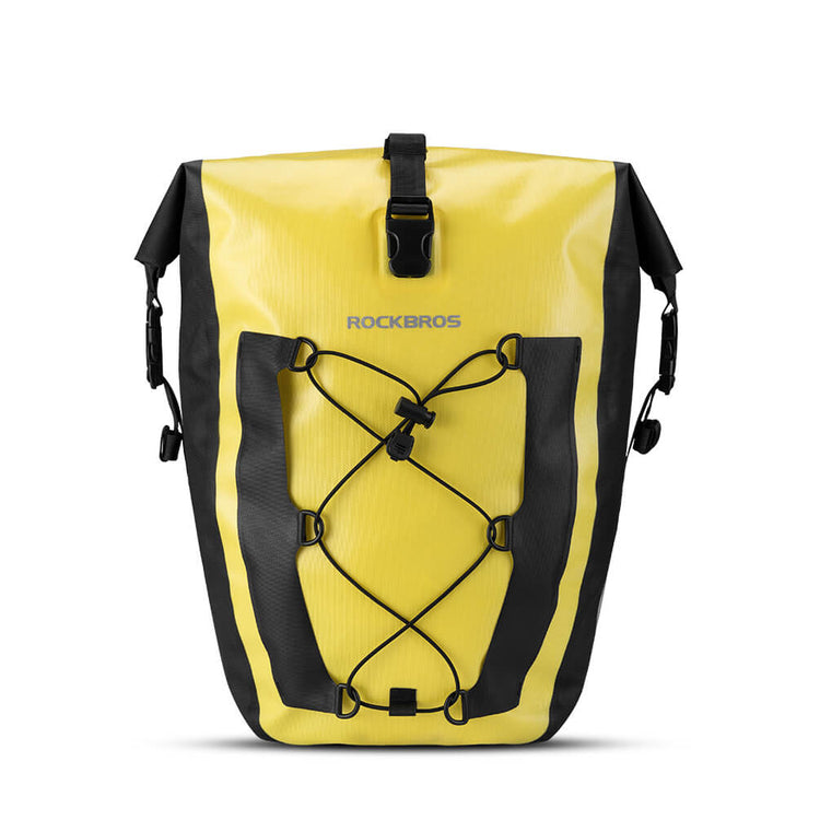 rockbros waterproof bike pannier 25l rear bag for commuting
#color_yellow single
