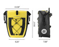 rockbros waterproof bike pannier 25l rear bag for commuting
#color_yellow single
