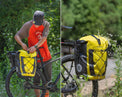 rockbros waterproof bike pannier 25l rear bag for commuting
#color_yellow single
