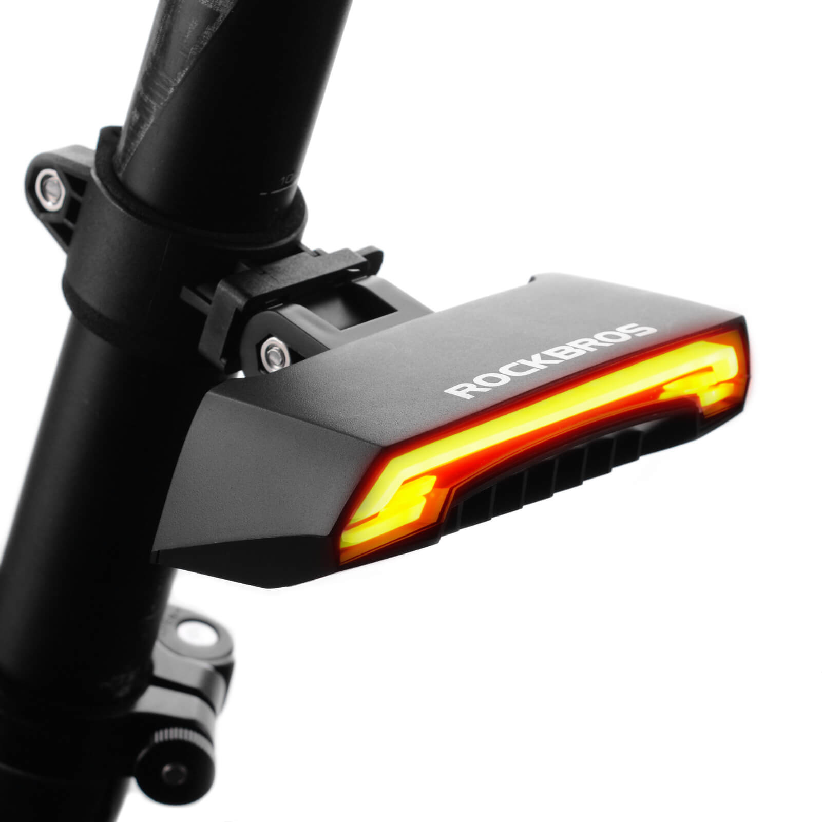 rockbros waterproof bike rear light for road and commuter cycling.
