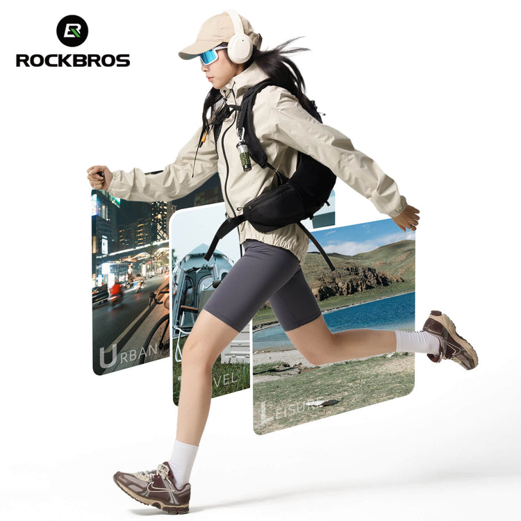 ROCKBROS waterproof unisex cycling jacket for all-weather bike riding