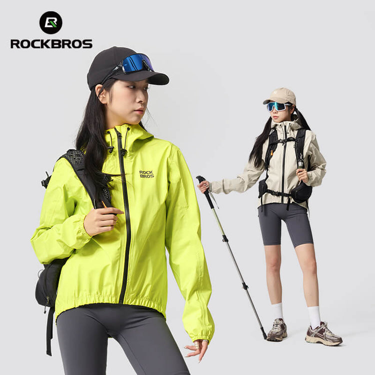ROCKBROS waterproof unisex cycling jacket for all-weather bike riding