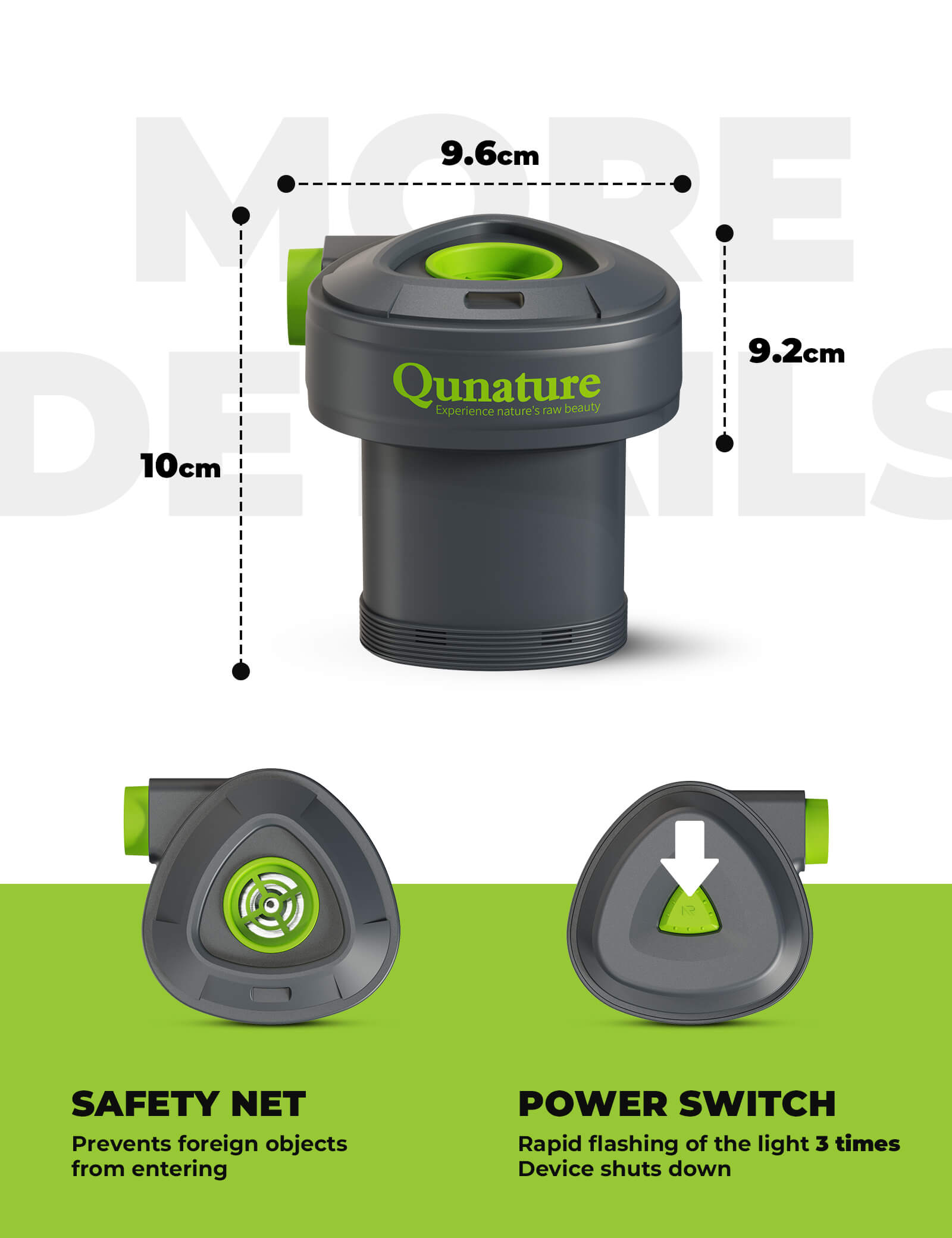 rockbros cordless dual battery electric air pump for outdoor camping and emergency use.